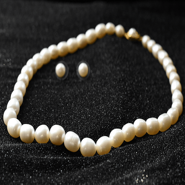 Single strand Pearl Necklace