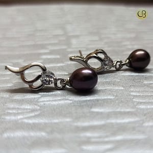Brown Pearl Earrings - CherishBox