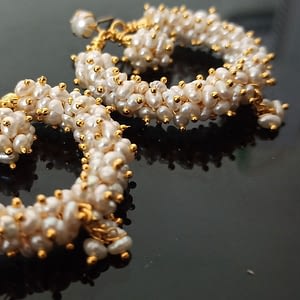 Pearl ChandBali Earrings- CherishBox