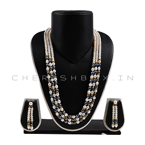 Three strand pearl necklace